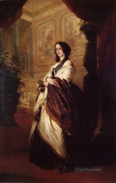  winter Oil Painting - Harriet Howard Duchess of Sutherland royalty portrait Franz Xaver Winterhalter